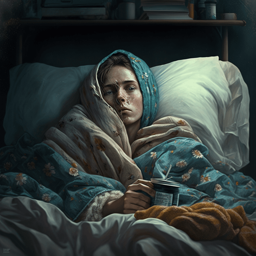 Sick Tired & In Bed