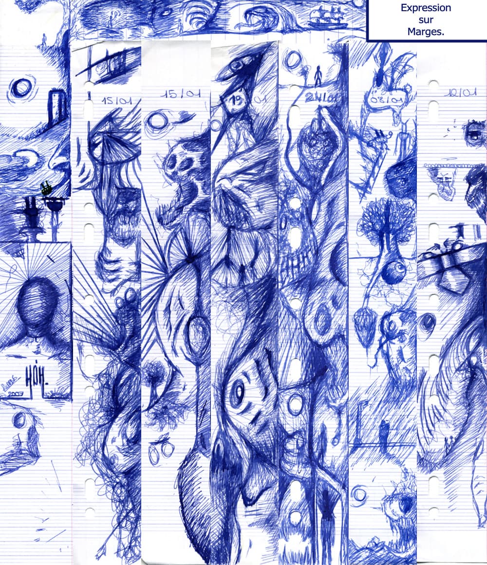 Encre sur Marge