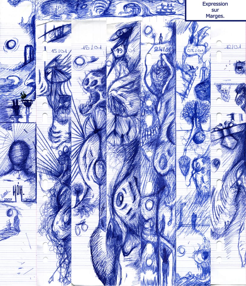 Encre sur Marge