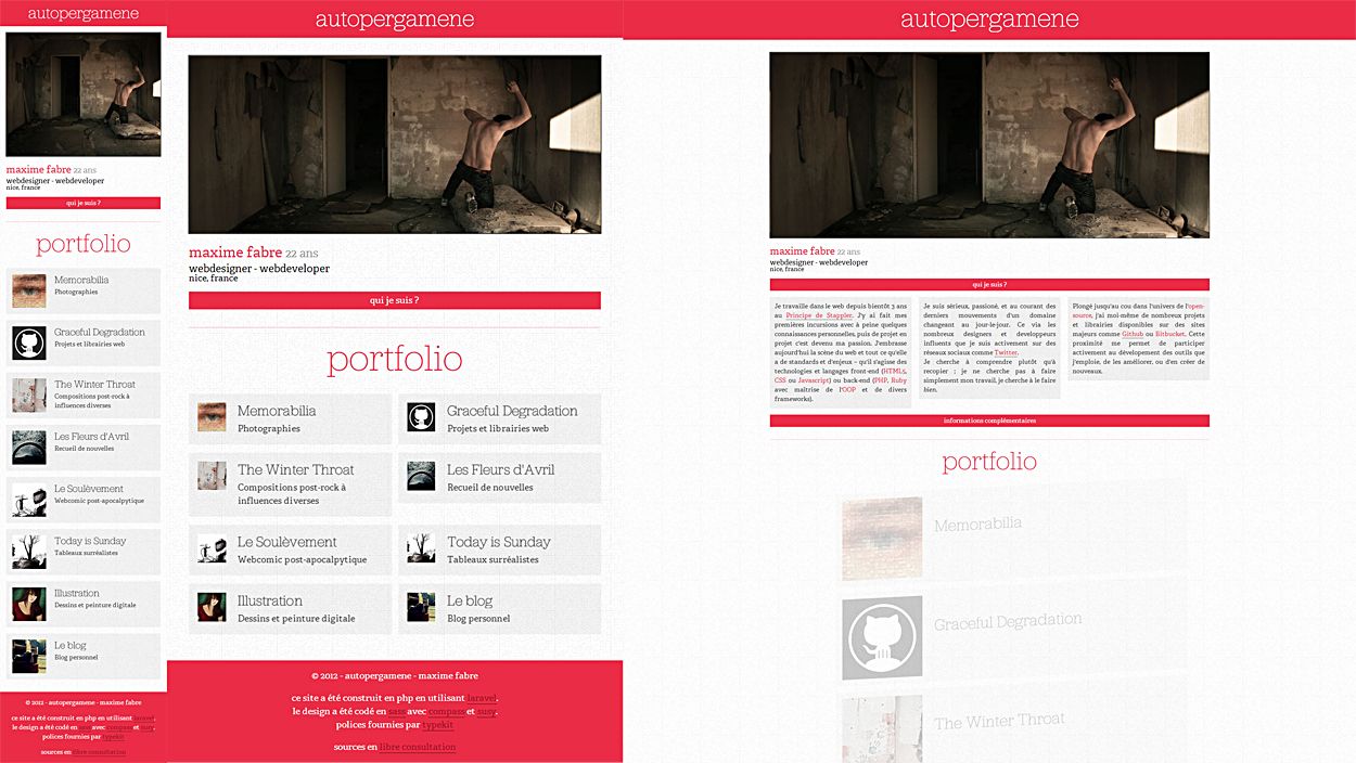 Portfolio redesign