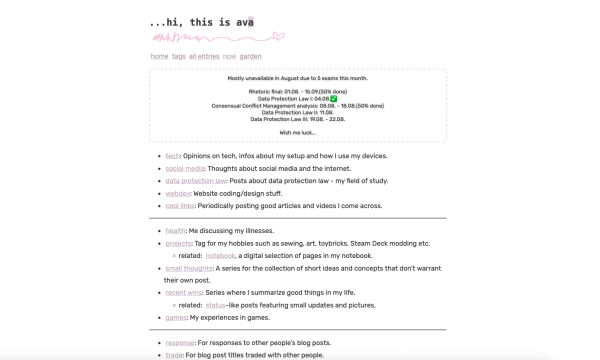 Ava’s Blog